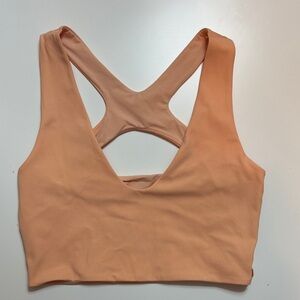 Lululemon Athletica Apricot Racerback Sports Bra